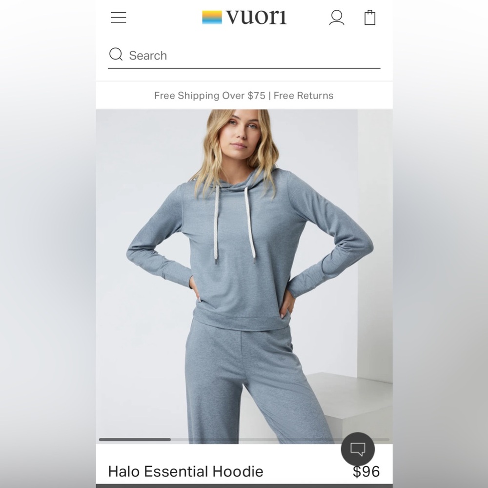 Vuori Halo Essential Hoodie